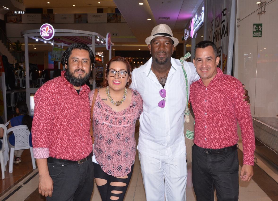 Cesar Galindo, Viviana Montaña, José Nagles y Yesid Varón.